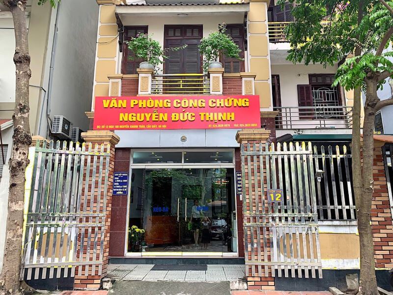 Top 5 văn phòng công chứng quận Cầu Giấy uy tín 4 Văn Phòng Công Chứng Nguyễn Đức Thịnh quận Cầu Giấy