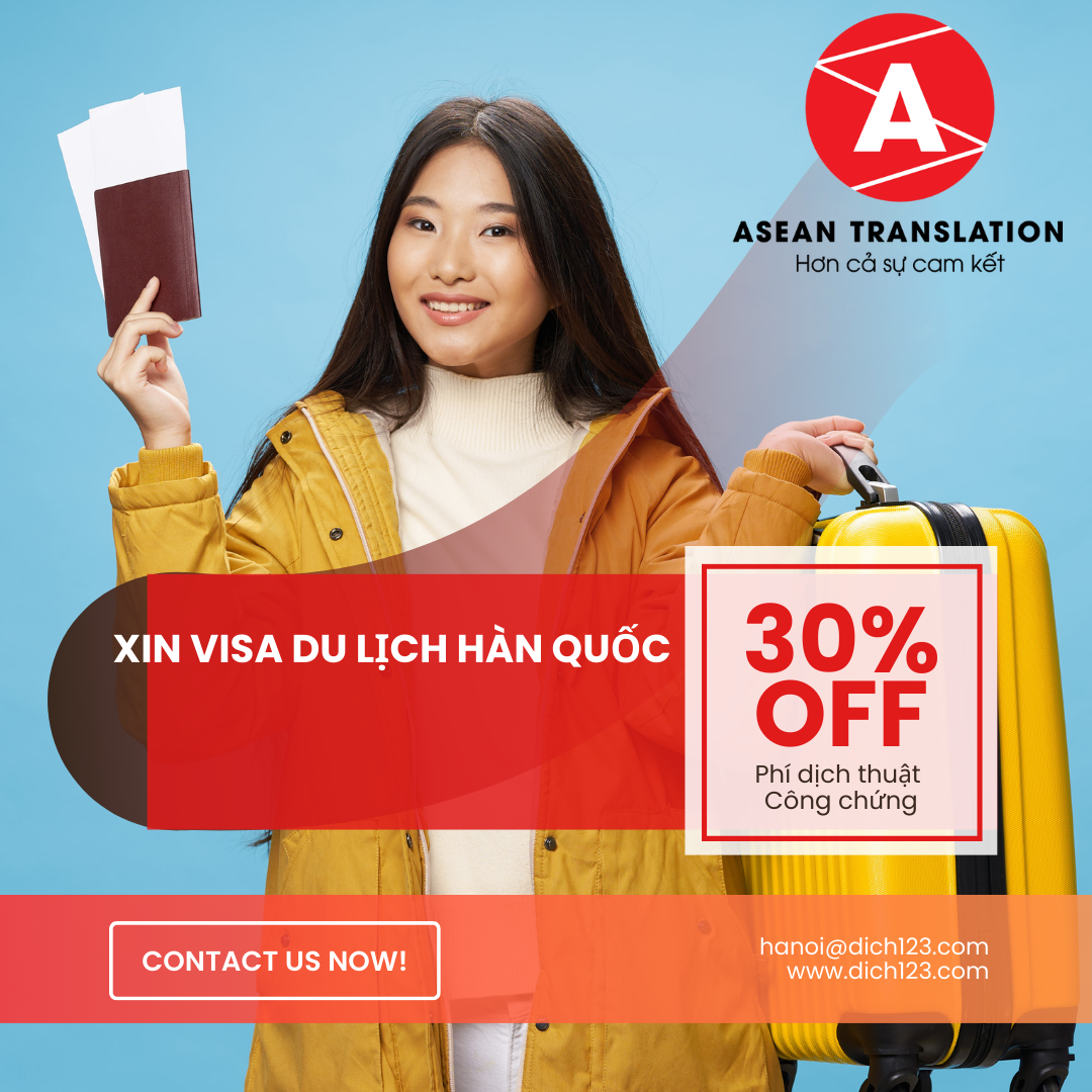 Hướng dẫn xin visa du lịch Hàn Quốc 1 Visa Du lịch Hàn Quốc