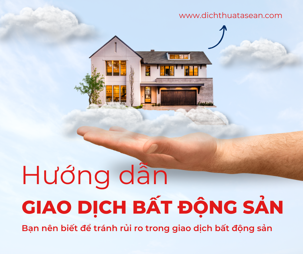 HƯỚNG DẪN GIAO DỊCH MUA BÁN BẤT ĐỘNG SẢN 1 hướng dẫn giao dịch bất động sản