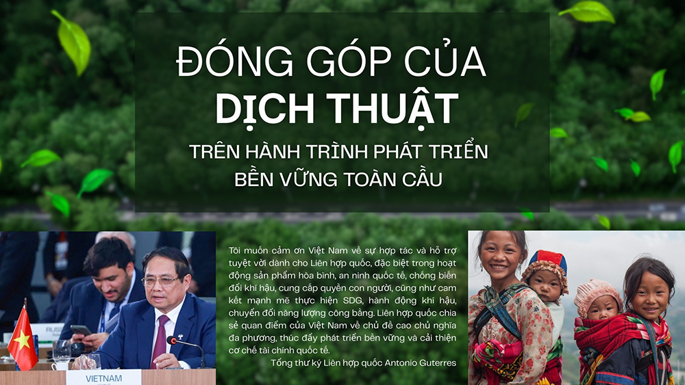 ĐÓNG GÓP CỦA DỊCH THUẬT TRONG HÀNH TRÌNH PHÁT TRIỂN BỀN VỮNG TOÀN CẦU 1 1111111
