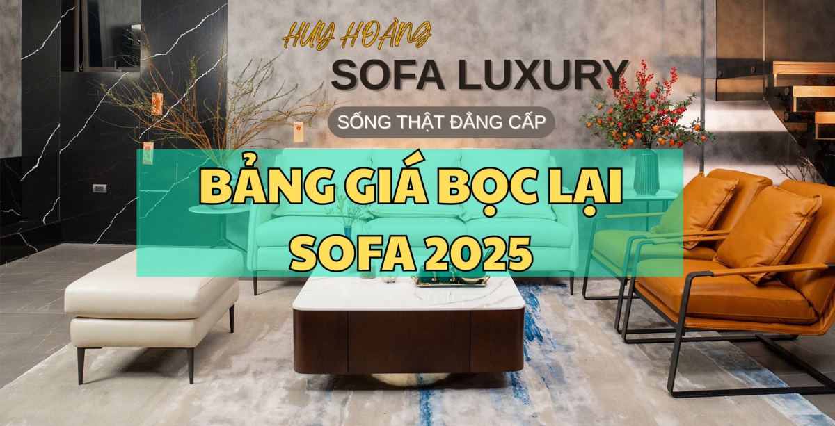 bảng giá Bọc lại ghế sofa tại nhà