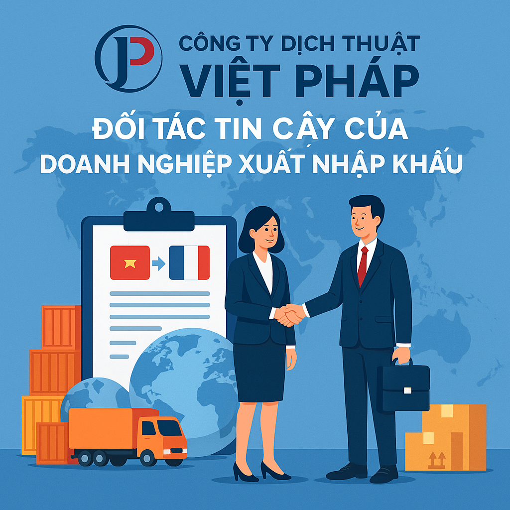Top 5 Văn Phòng Uy Tín Tại Lào Cai – Dịch Vụ Chuyên Nghiệp 2025 5 Việt Pháp Translation – tên tuổi quen thuộc trong top 5 văn phòng dịch thuật uy tín tại Lào Cai, chuyên dịch hồ sơ xuất nhập khẩu, hợp đồng thương mại, chứng từ hải quan đa ngôn ngữ.