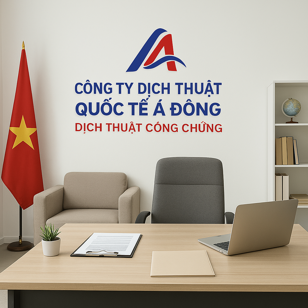 Top 5 Văn Phòng Uy Tín Tại Lào Cai – Dịch Vụ Chuyên Nghiệp 2025 3 Văn phòng Công Ty Dịch Thuật Quốc Tế Á Đông – một trong top 5 văn phòng dịch thuật uy tín tại Lào Cai, chuyên dịch tài liệu kỹ thuật, pháp lý, hồ sơ du học, hợp đồng kinh tế và dịch công chứng đa lĩnh vực, cam kết bảo mật tuyệt đối.