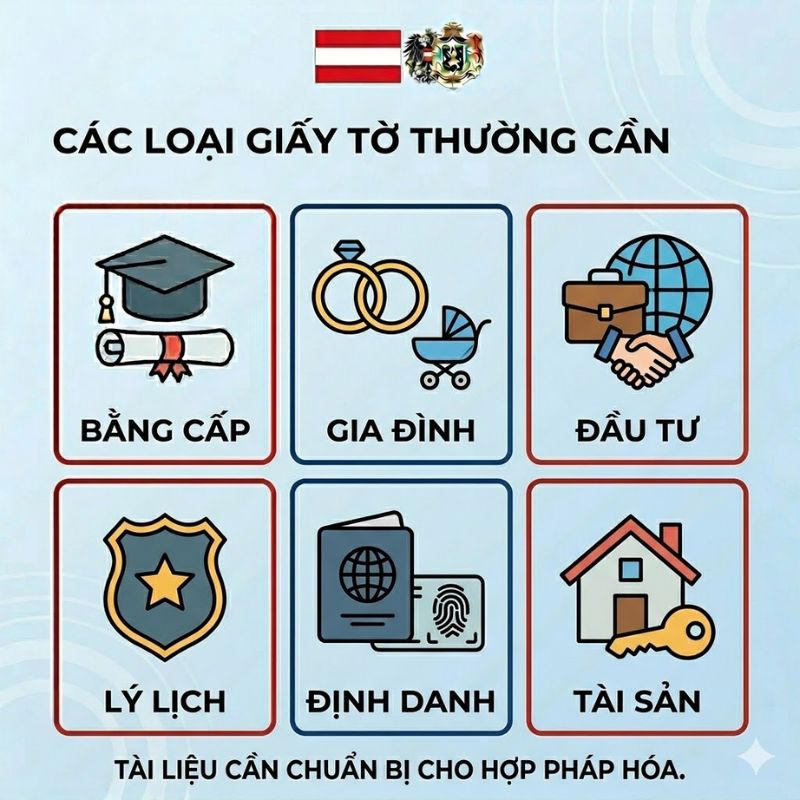 Hợp pháp hoá lãnh sự Áo: Hướng dẫn thủ tục, hồ sơ và quy trình mới nhất 3 Dịch thuật công chứng chính xác cho hợp pháp hoá lãnh sự Áo