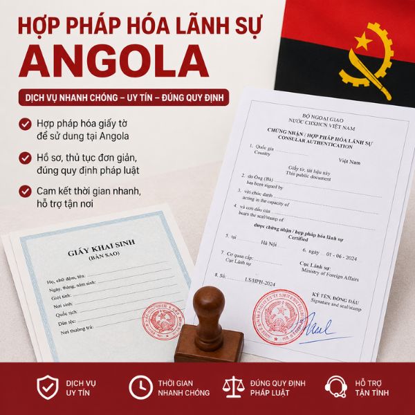 DỊCH VỤ HỢP PHÁP HÓA LÃNH SỰ ANGOLA