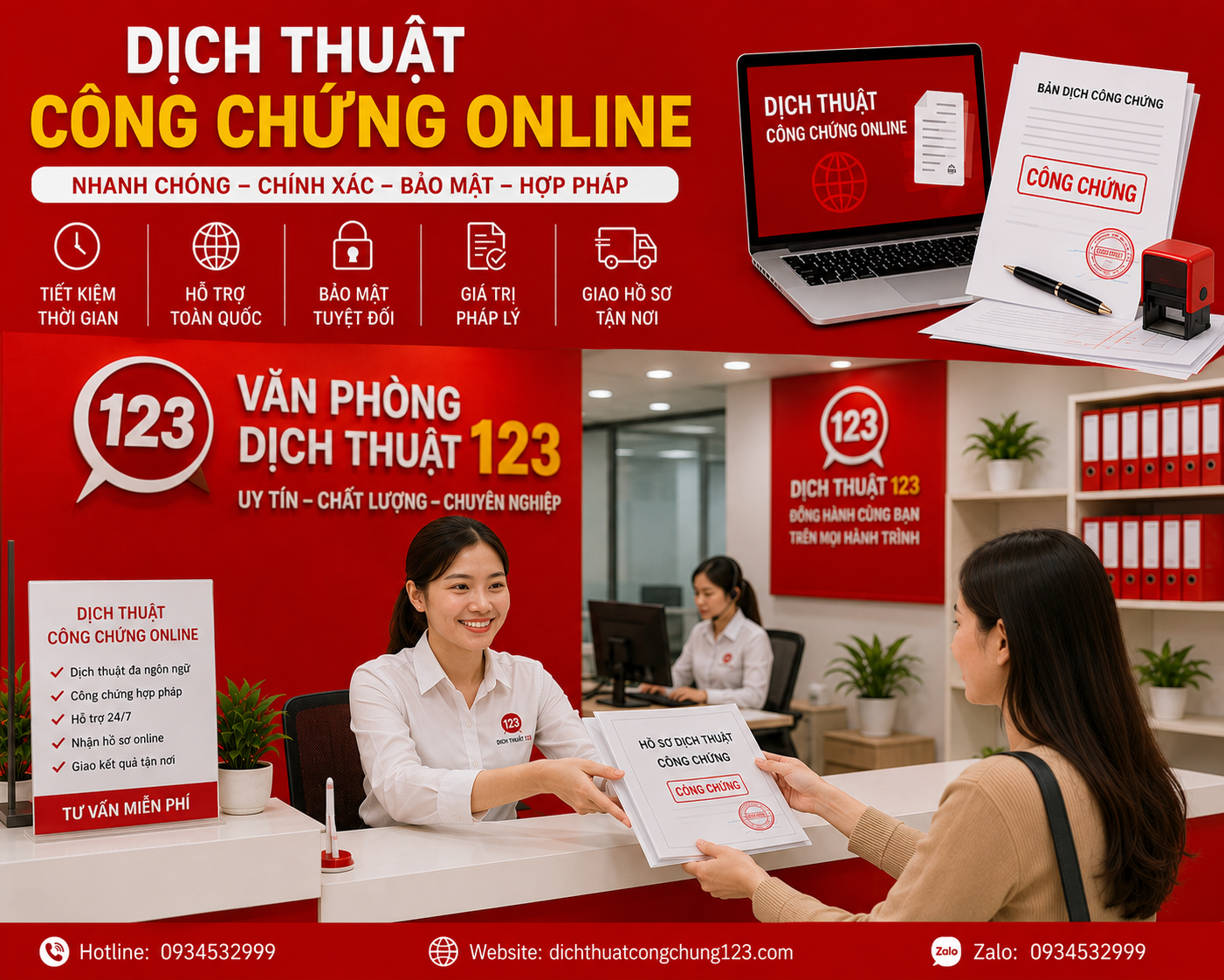 Dịch thuật công chứng 123