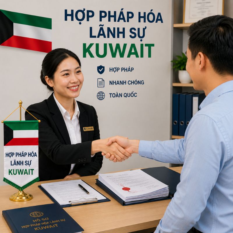 HỢP PHÁP HÓA LÃNH SỰ KUWAIT