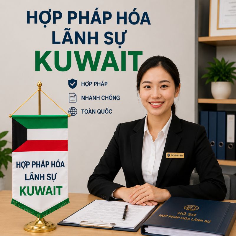 HỢP PHÁP HÓA LÃNH SỰ KUWAIT